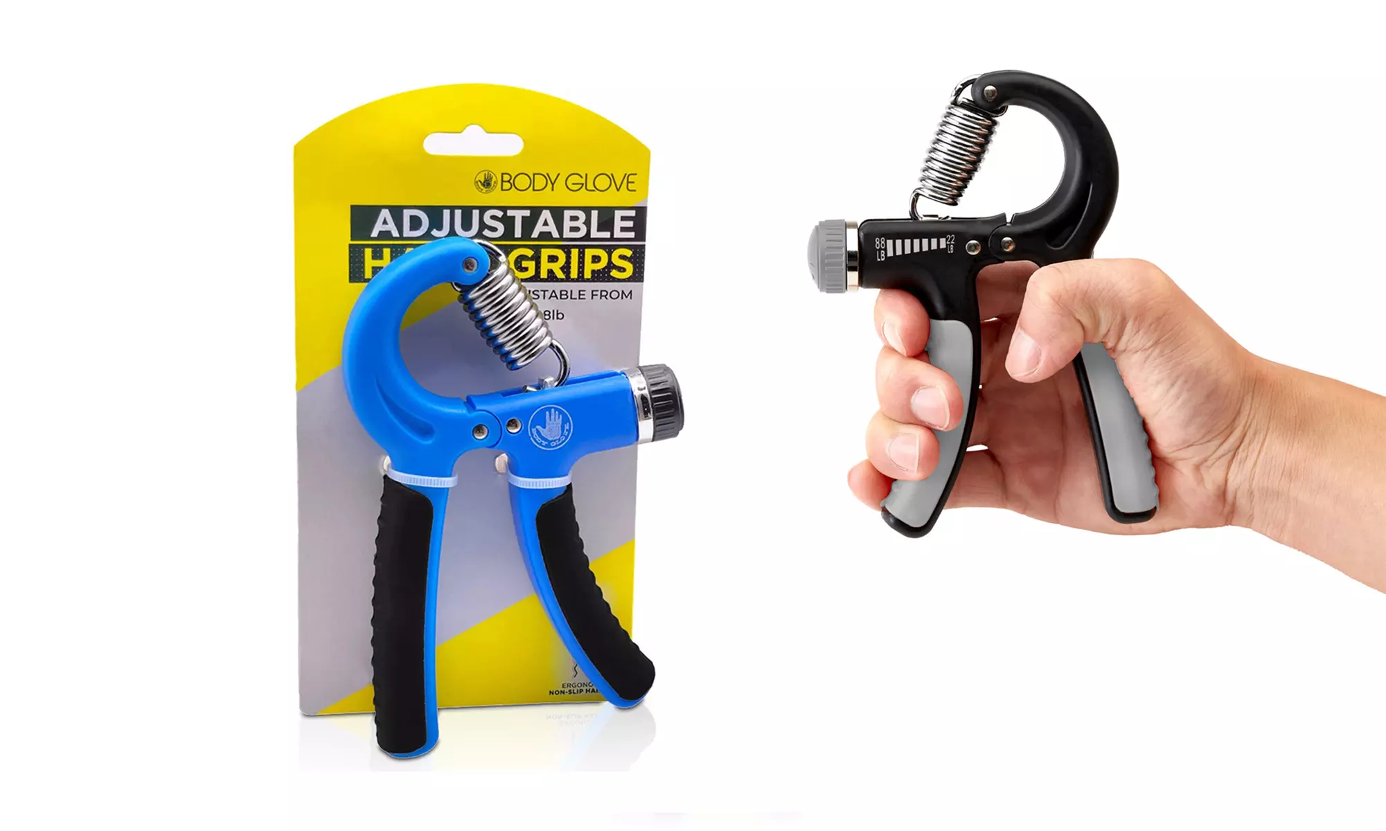 Body Glove Resistance  Adjustable Hand Grip Strengthener ( 2 Pack )