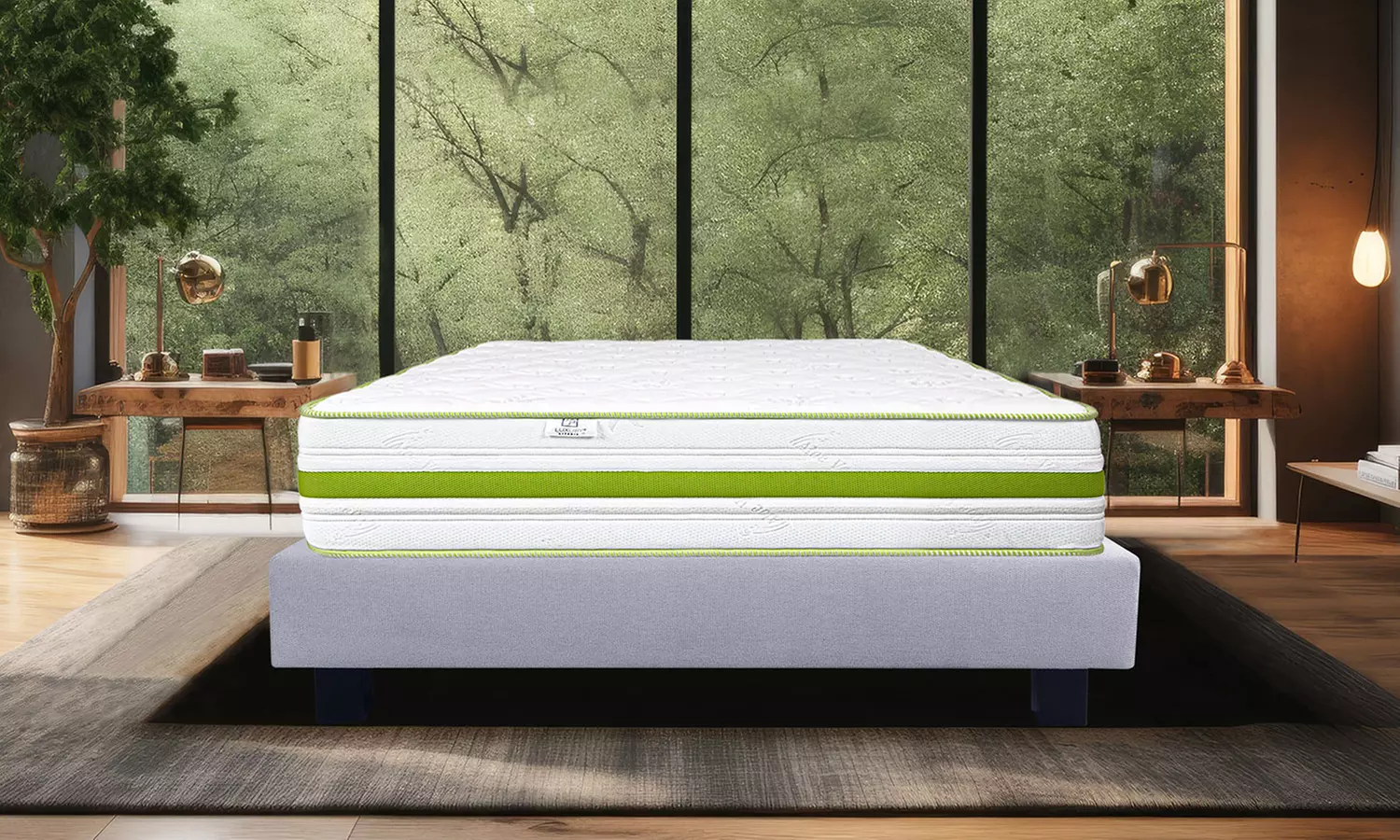 Colchón Rêverie con soporte firme y alineación de la columna de Luxury Literie - Primary Image