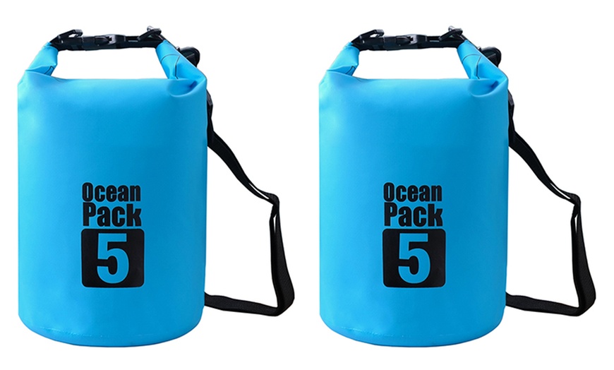 Image 7: One or Two Waterproof Floating Duffel Dry Bags