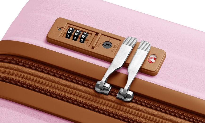 Image 23: Valise Kono avec serrure TSA et porte-gobelet