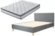 Lit Rome en tissu, alliant confort optimal et design élégant, matelas en option, Sampur - Image 2