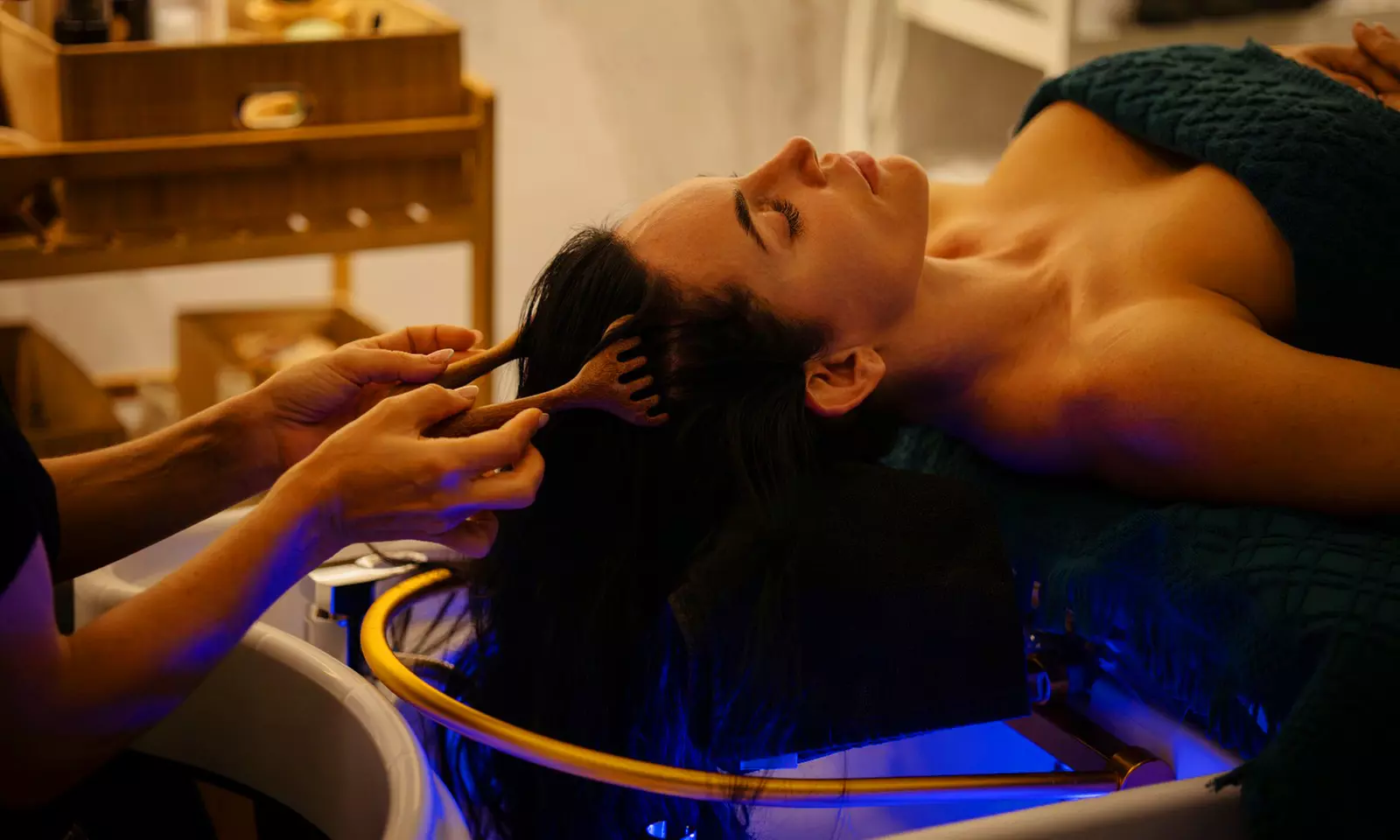 Ritual de head spa japonés para 1 con tratamiento facial o corporal