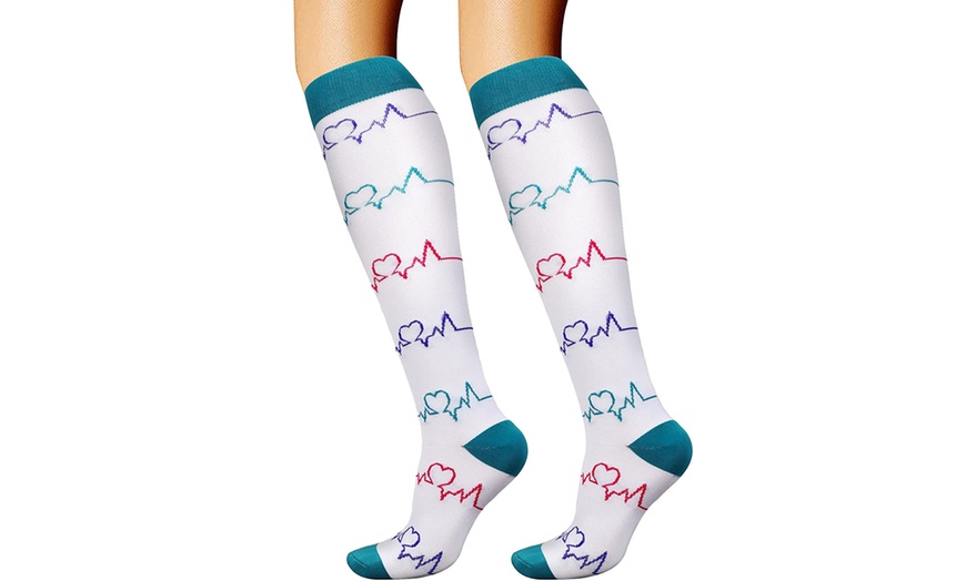 Image 5: 1x, 2x oder 3x Damen-Kompressionssocken