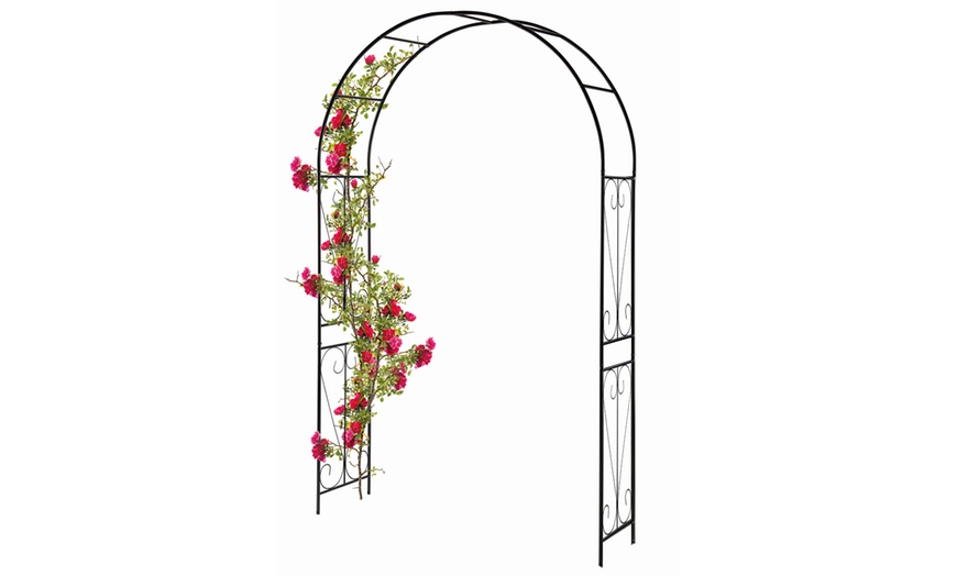 Image 8: Garden Gear 2.2m Metal Garden Arch