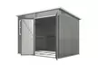 Outsunny Galvanised Steel Garden Storage Shed with Ventilation and Sliding or Double Doors - Image 3