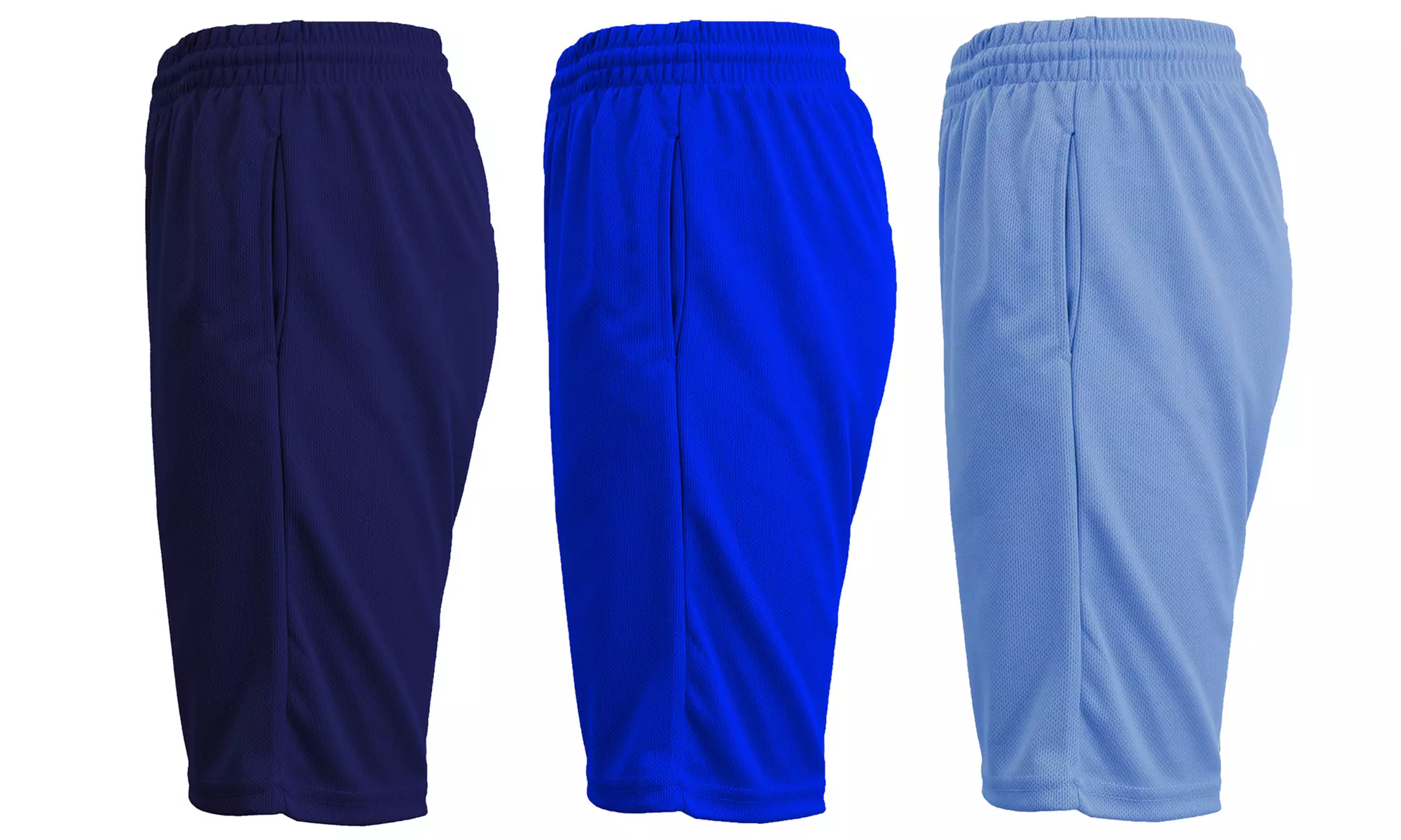3-Pack Men's Active Performance Shorts (S-2XL) in Multiple Colorways