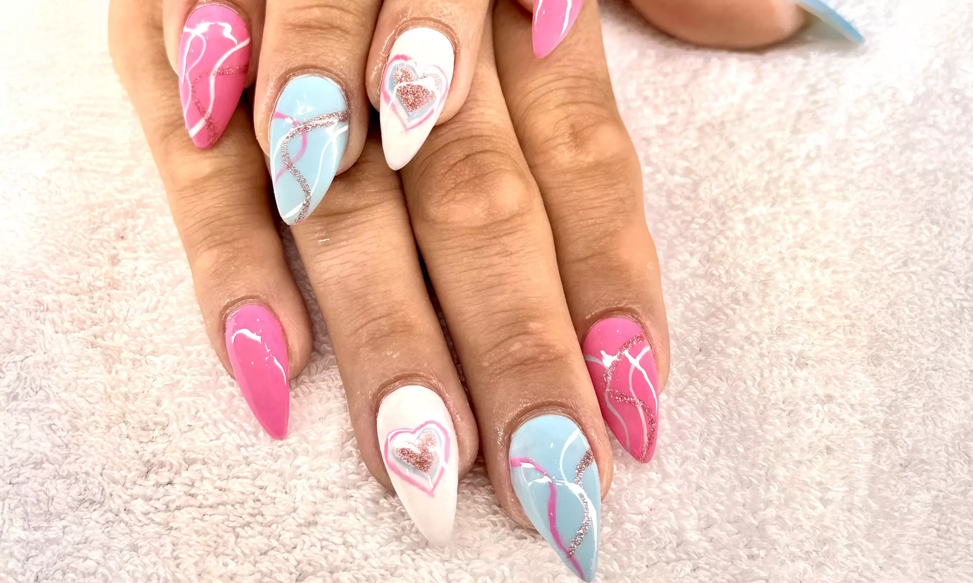 Grab a Regular or Gel Manicure, Pedicure w/ Acrylic or Gel X