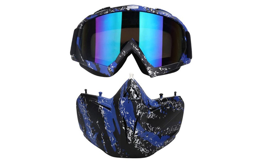 Image 3: Ski Face Mask with Sun Glasses