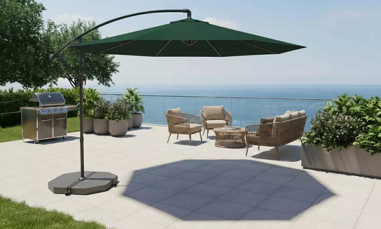 Ombrellone da giardino di 3 m, disponibile in 4 colori