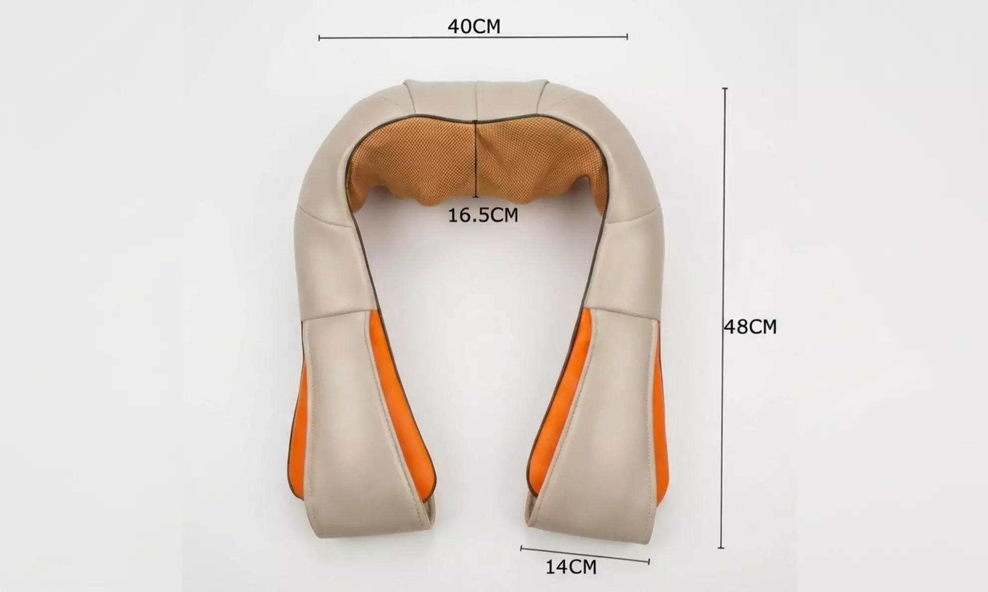 Masajeador eléctrico con función calor y masaje bidireccional