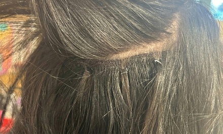 Full-Head Microlinks with Trim and Style - Hair & Extensions by Yolanda Armijo
