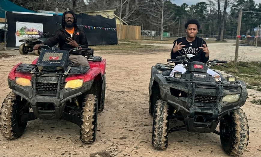 Image 3: Enjoy w/ One Double Rider ATV - For Up to 2 Riders or 2 Double Riders 