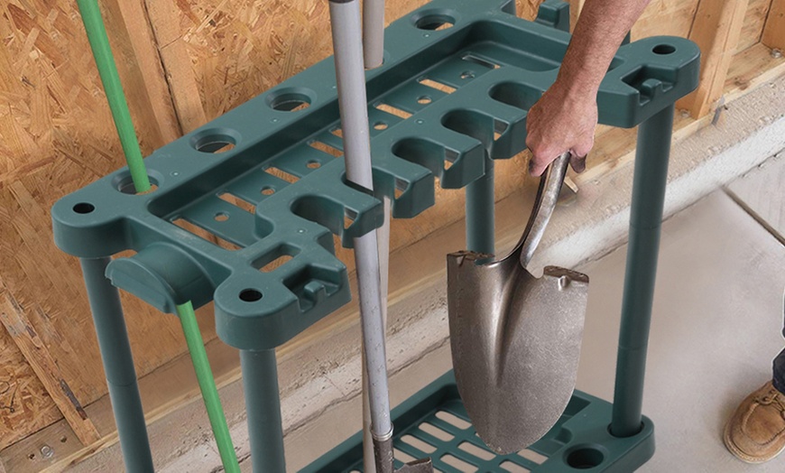 Image 4: Garden Tool Rack Organiser