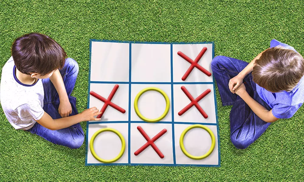 Jeux géants de jardin : Jeu de Dames de Ludo et Morpion - Second Medium