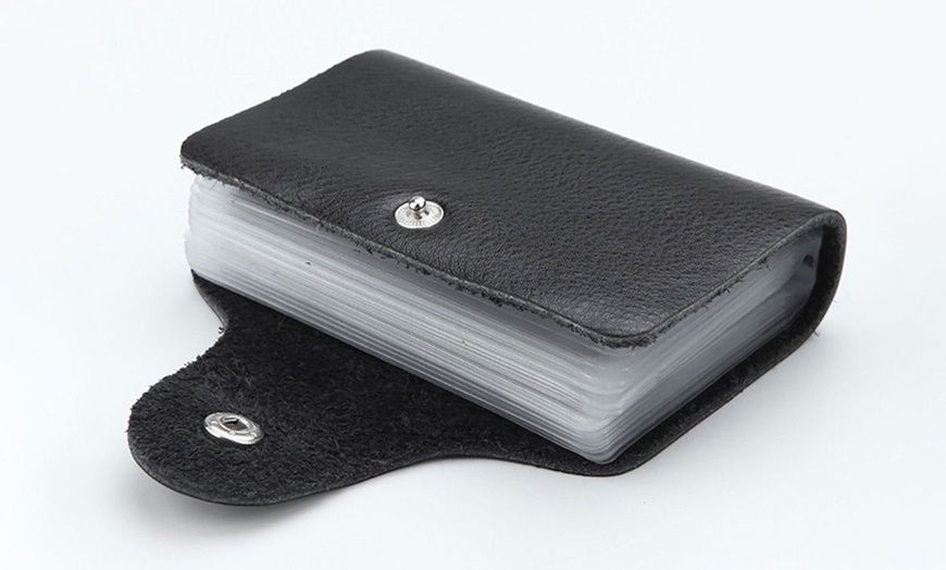 Image 6: Unisex 24-Slot Card Holder