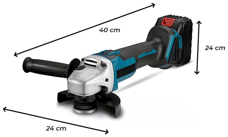 Image 4: Meuleuse électrique à double batterie