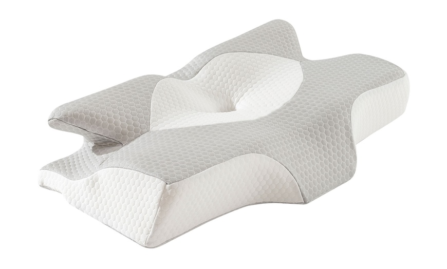 Image 2: Memory-Schaum-Kissen Morfeo in Schmetterlingsform mit 6 Zonen