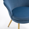 Image 12: Fluwelen schelp fauteuil