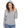 Image 12: Blu Apparel Women's Zipped Hoodie