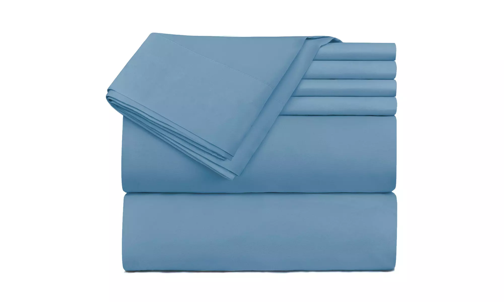 Nestl 7 Piece Split King Bed Sheet Set - Extra Deep Pocket Split King Sheet Set