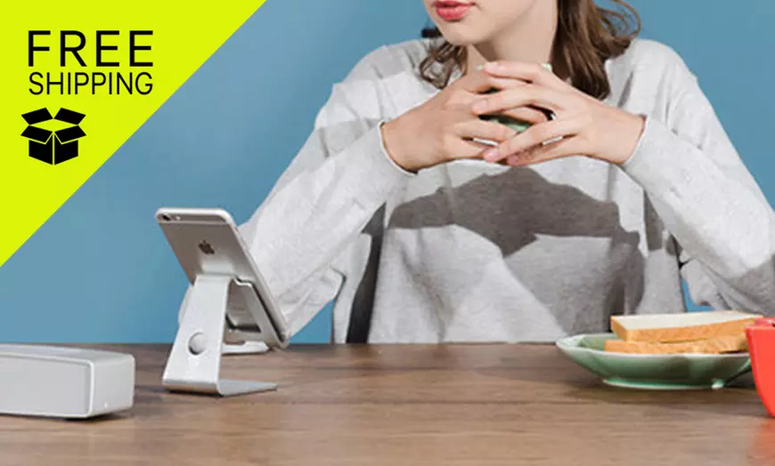 Image 1: Aluminium Stands for Phones, Tablets & Laptops
