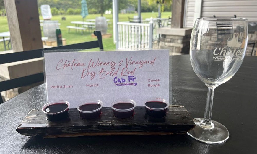 Image 8: Wine Tasting & Tour + Flatbread Pizza or Gazebo & Attached Deck Rental
