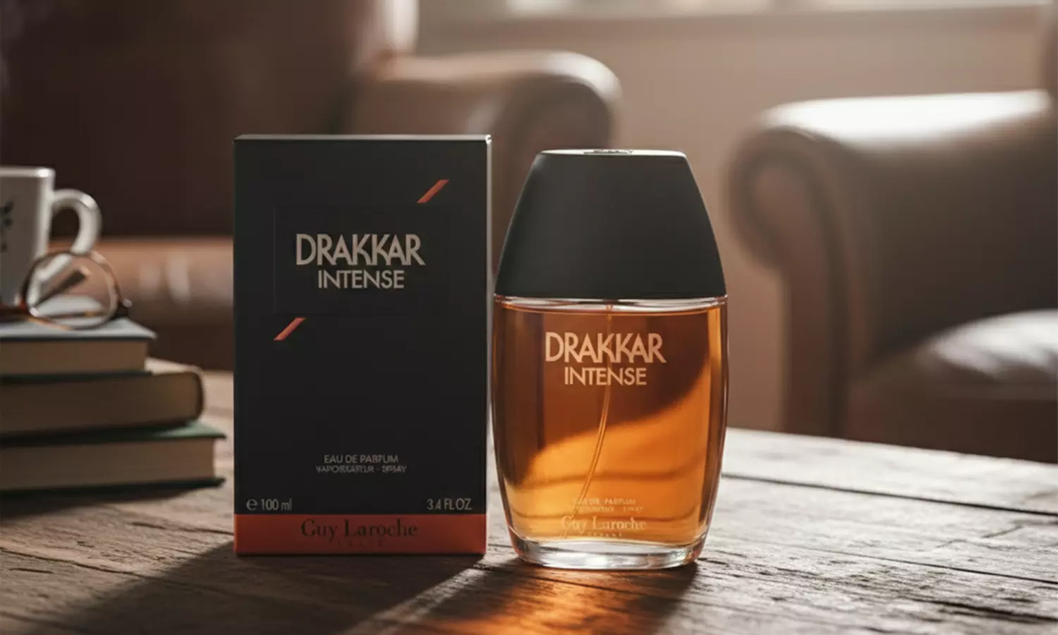 Guy Laroche Paris Drakkar Intense EDP Cologne for Men 3.4 Fl. Oz.