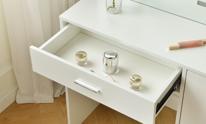 Image 3: Coiffeuse "Imani" avec miroir et éclairage LED Home Deluxe 