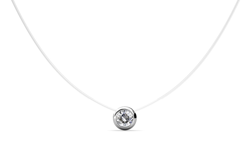 Image 22: 1, 2, 3 of 4 sieradensets met Oostenrijkse kristallen of parels