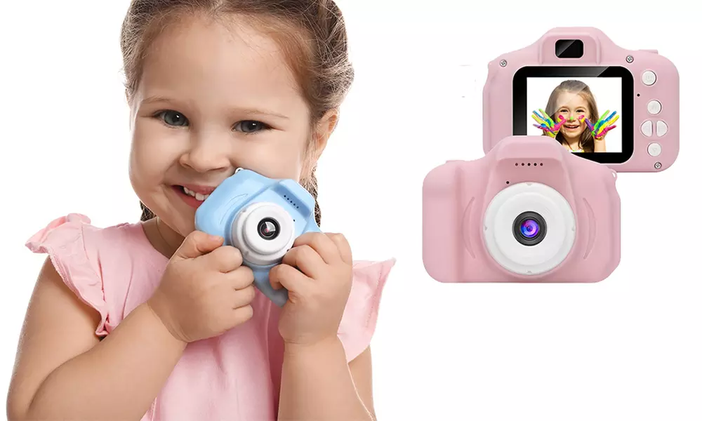 1 ou 2 cartes mémoire 32 Go et/ou 1 ou 2 appareils photo 1080p Kequ pour enfants, coloris au choix - Primary Image