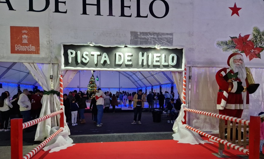 Image 5: Pista de hielo con patines para 1 o 2 personas durante 1 hora 