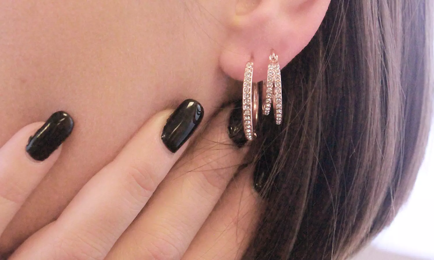 Boucles d’oreilles chic en cristal