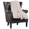 Image 3: Bluff City Bedding Sherpa Micro Mink Reversible 60 x 80 Throw Blankets 8 Colors