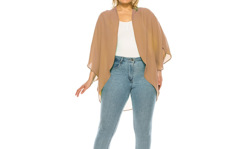 Image 26: MOA Collection Women's Loose Fit Cardigan Sweater