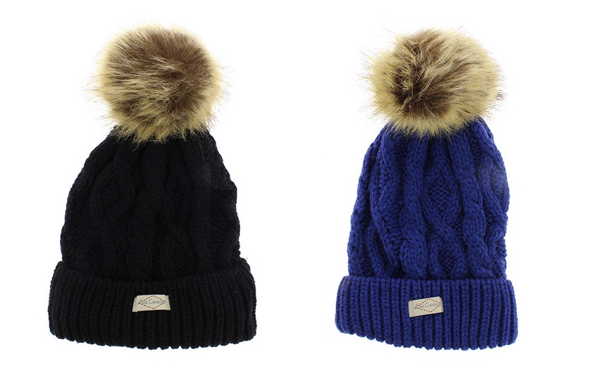 Image 10: Bonnet Lee Cooper avec pompon