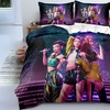 Image 7: KPop Demon Hunters Inspired Bedding Set