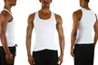 (6 Pack) Men's Scoop Neck Sleeveless A-Shirts - Second Medium