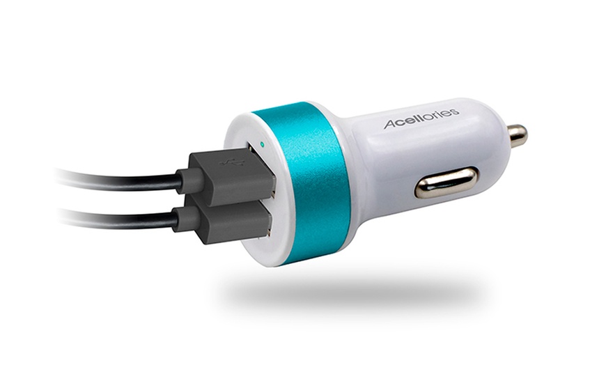 Image 19: 2 USB Car Chargers