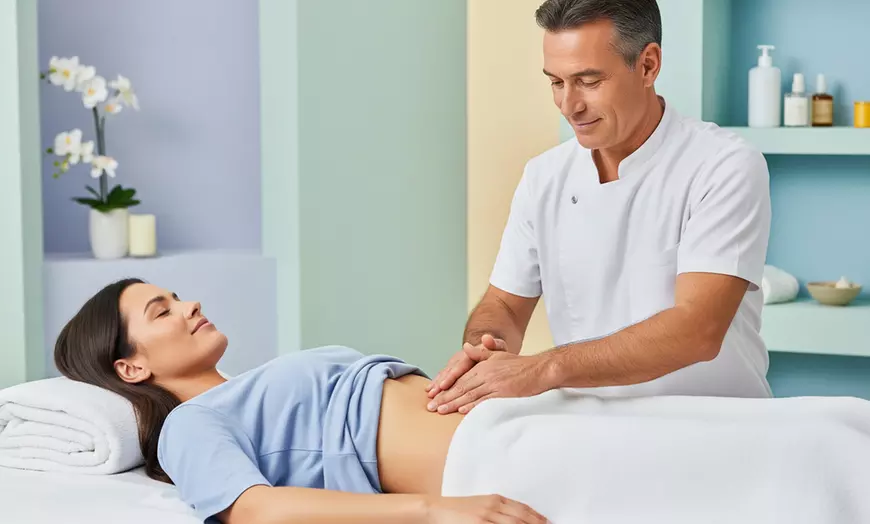 Image 1: 60-Minute Lymphatic Drainage Massage with Optional Hot Stone and More