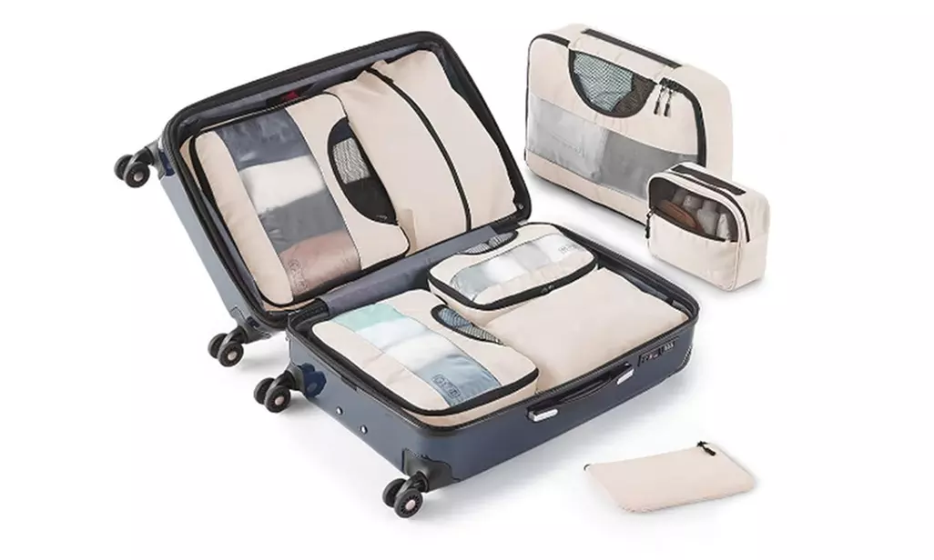 8-Piece Suitcase Compression Packing Cubes