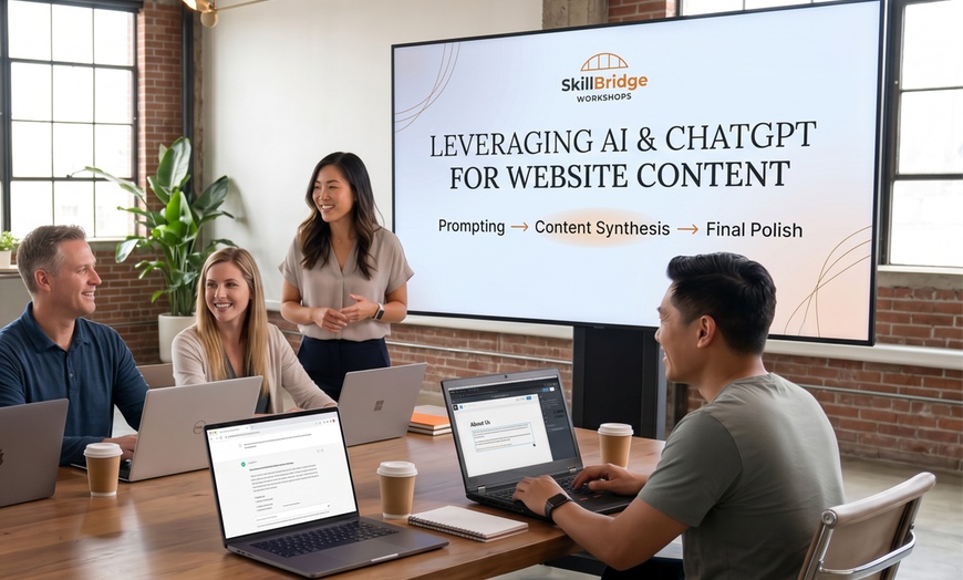 Image 2: Launch a Website With AI Workshops