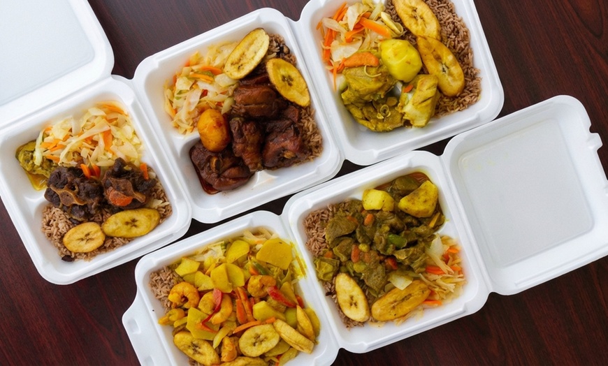 Image 2: Jamaican Lunch or Dinner Combo with Exclusive Seafood Options