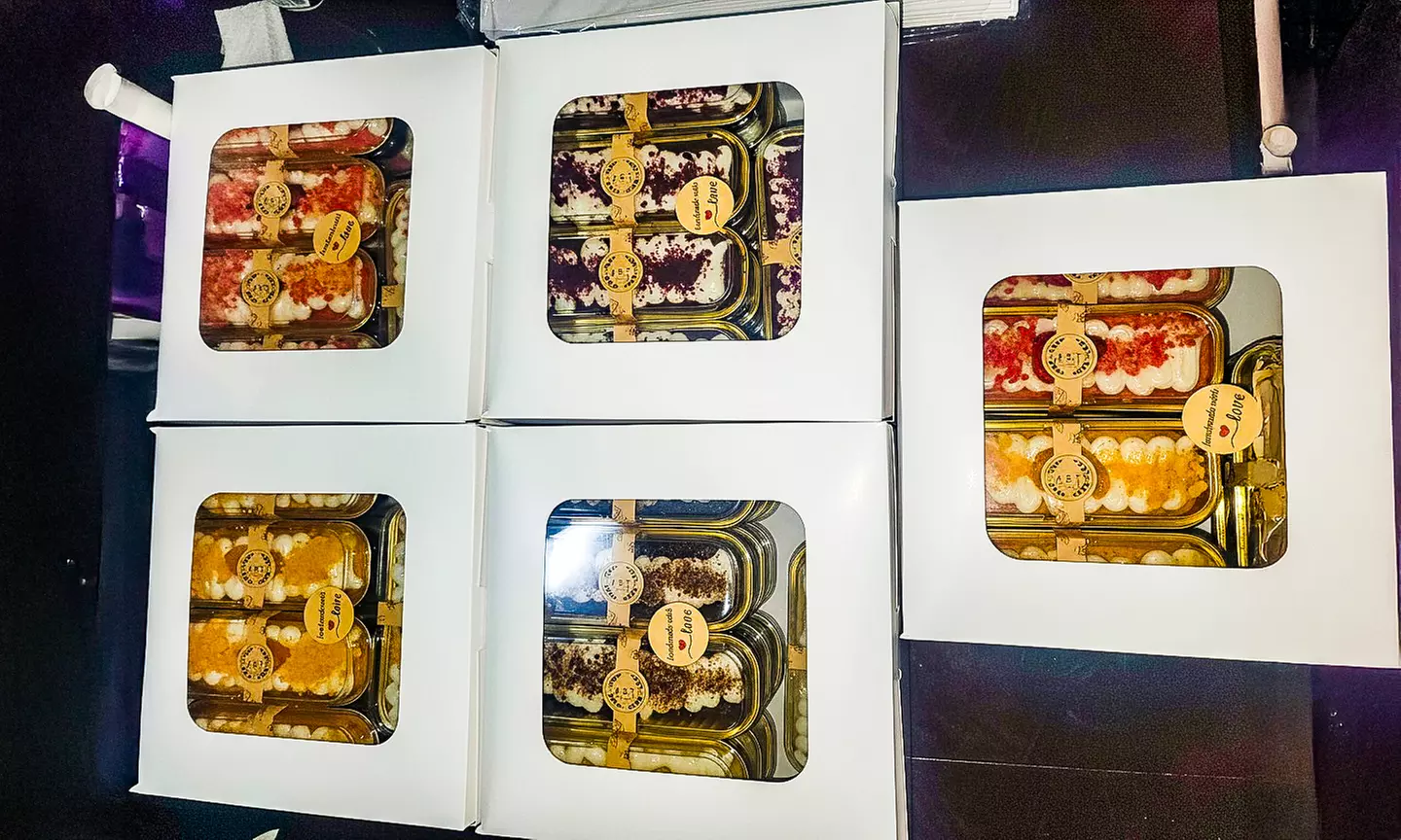 Delight in a 5ct Sampler OR 15ct Assortment of Scrumptious Mini Cakes