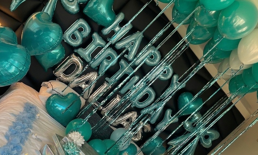 Image 2: Romantic Birthday Decor & Setup: Standard or XL Options