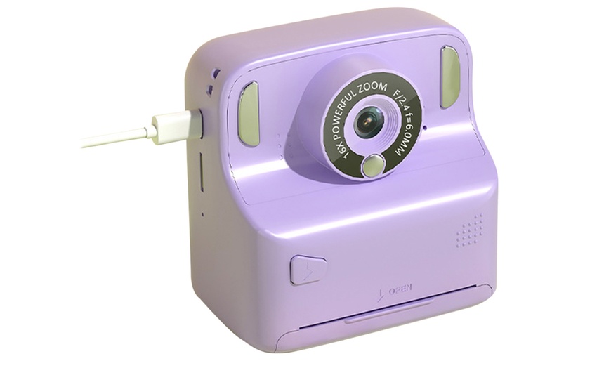 Image 11: Kids Instant Print Camera with Memory Card and 5 Rolls of Print Paper
