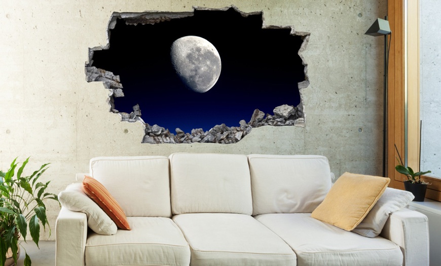 Image 10: 3D Broken Wall Sticker