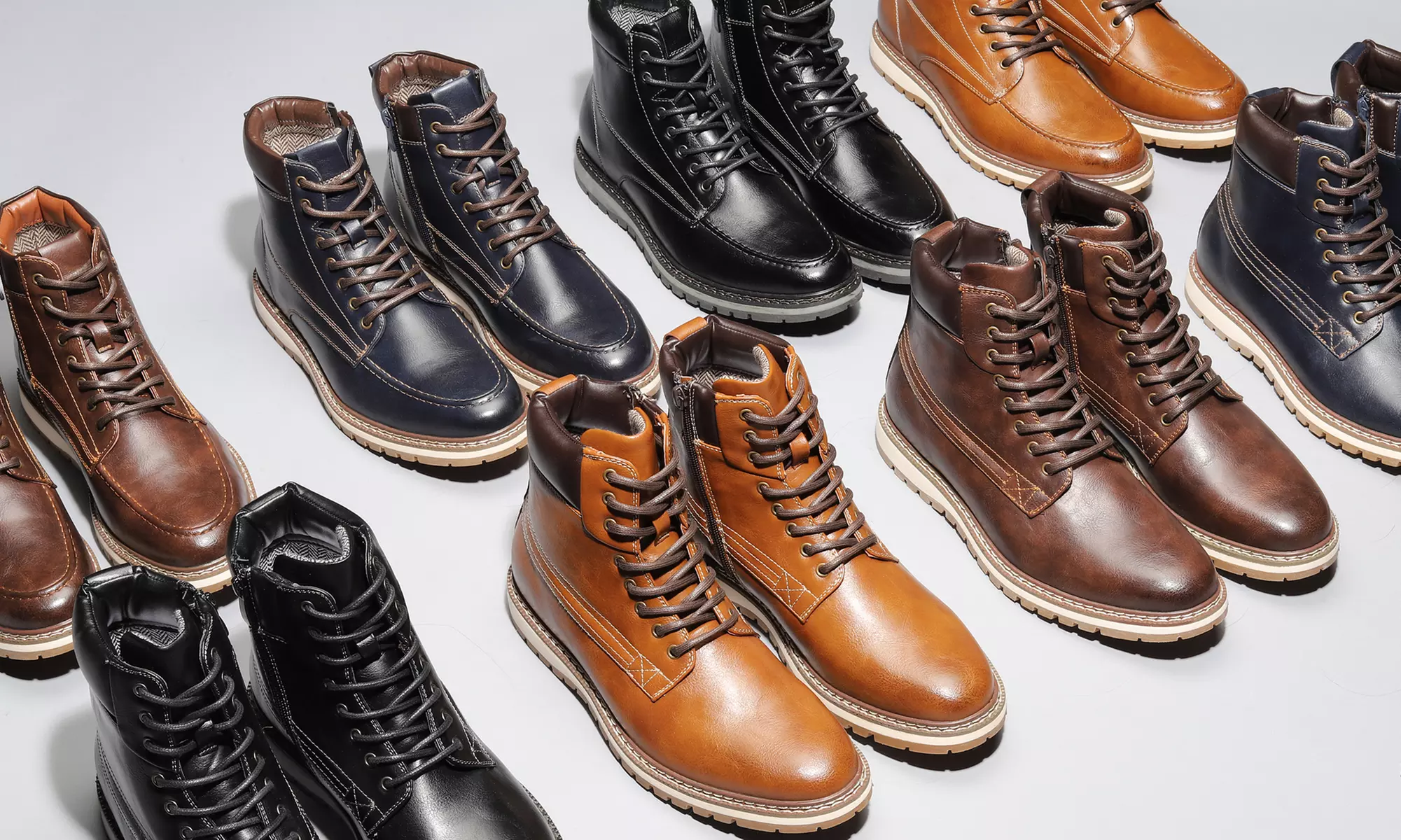 Harrison Men's Casual Moc and Round-Toe Boots - Primary Image