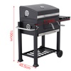 Image 15: Charcoal BBQ Grill with a Trolley in Various Sizes