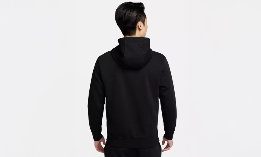 Image 3: Nike Men's Club Embroidered Swoosh Pullover Fleece Full Tracksuit