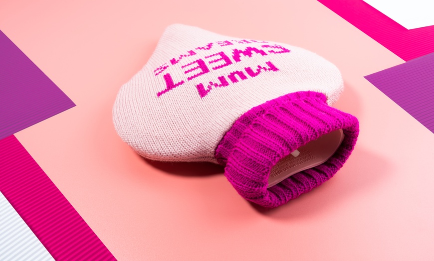 Image 4: One or Two Heart-Shaped Hot Water Bottle 